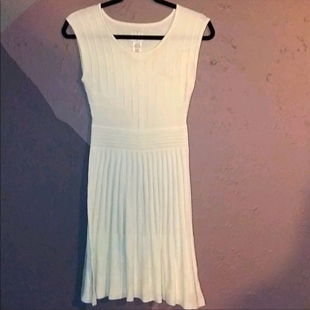 Ella Moss light weight White knit Dress size S